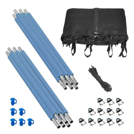 Upperbounce Trampoline Enclosure Set, to fit 8' Round Frames UBES86